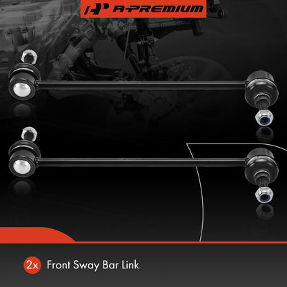 A-Premium 2 x Front Sway Bar Links Stabilizer Bar Links, Compatible with Mitsubishi Outlander (PHEV & Sport), Lancer, Eclipse Cross, Dodge Avenger, Caliber, Chrysler Sebring, Mazda MPV, Protege (5)