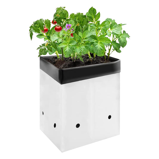 VIVOSUN 50-Pack 5 Gallon Grow Bags for Plants, Black-and-White Material for Potting Up Seedlings and Rooting