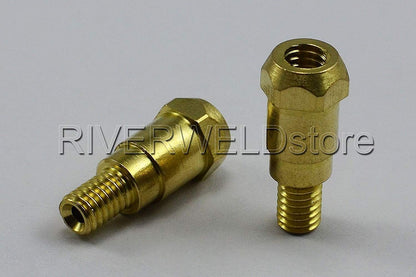 RIVERWELD MIG MAG Contact Tips M6 0.9mm 140.0169 Conical Cups Gas Nozzle 145.0080 Contact Tip Holder 142.0003 Gas Diffuser Ceramic 012.0183 for 24KD MB24 Co² Welding Torch 32pcs