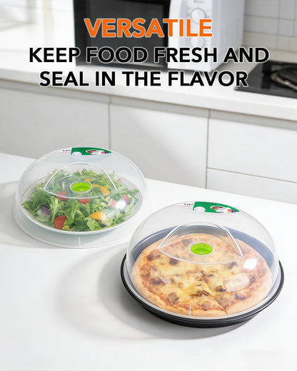 Microwave Splatter Cover, Microwave Cover for Food, Large Microwave Plate Cover Guard Lid with Steam Vents Keeps Microwave Oven Clean, 11.5 Inch BPA Free & Dishwasher Safe
