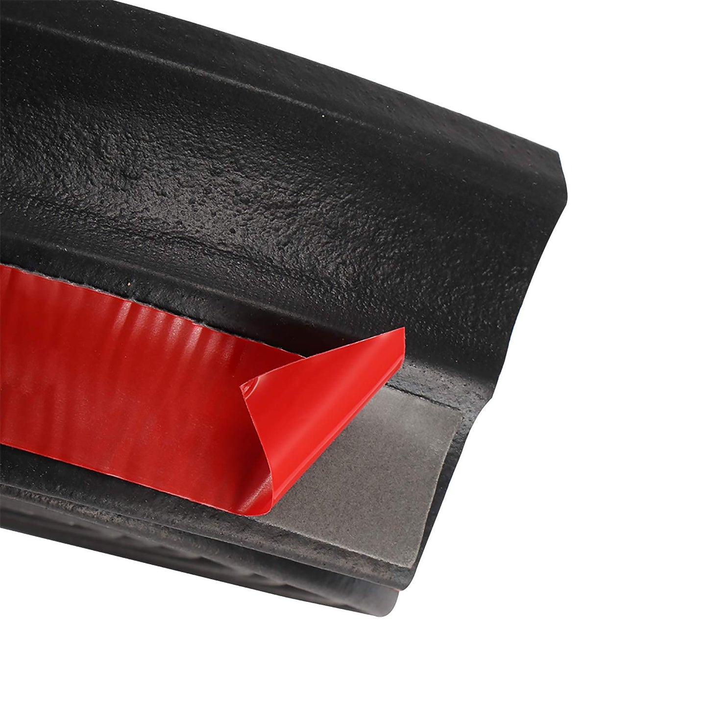 Car Front Rear Bumper Protector, 2.5m/8.2ft Universal Rubber Bumper Lip Splitter Body Skirt Spoiler