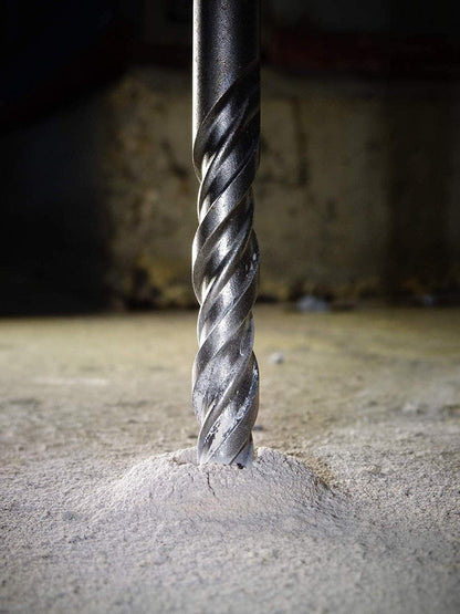 FF ERA 1 Inch x 12 Inch SDS Plus Rotary Hammer Drill Bit – U-Flute - Masonry Drill Bits with Carbide Tipped for Brick, Stone, Concrete (1'' x 12'')