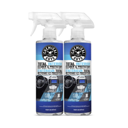 Chemical Guys Total Interior Cleaner & Protectant, Safe for Cars, Trucks, SUVs, Motorcycles, RVs & More, 473 ml (2 Pack), Fresh Scent