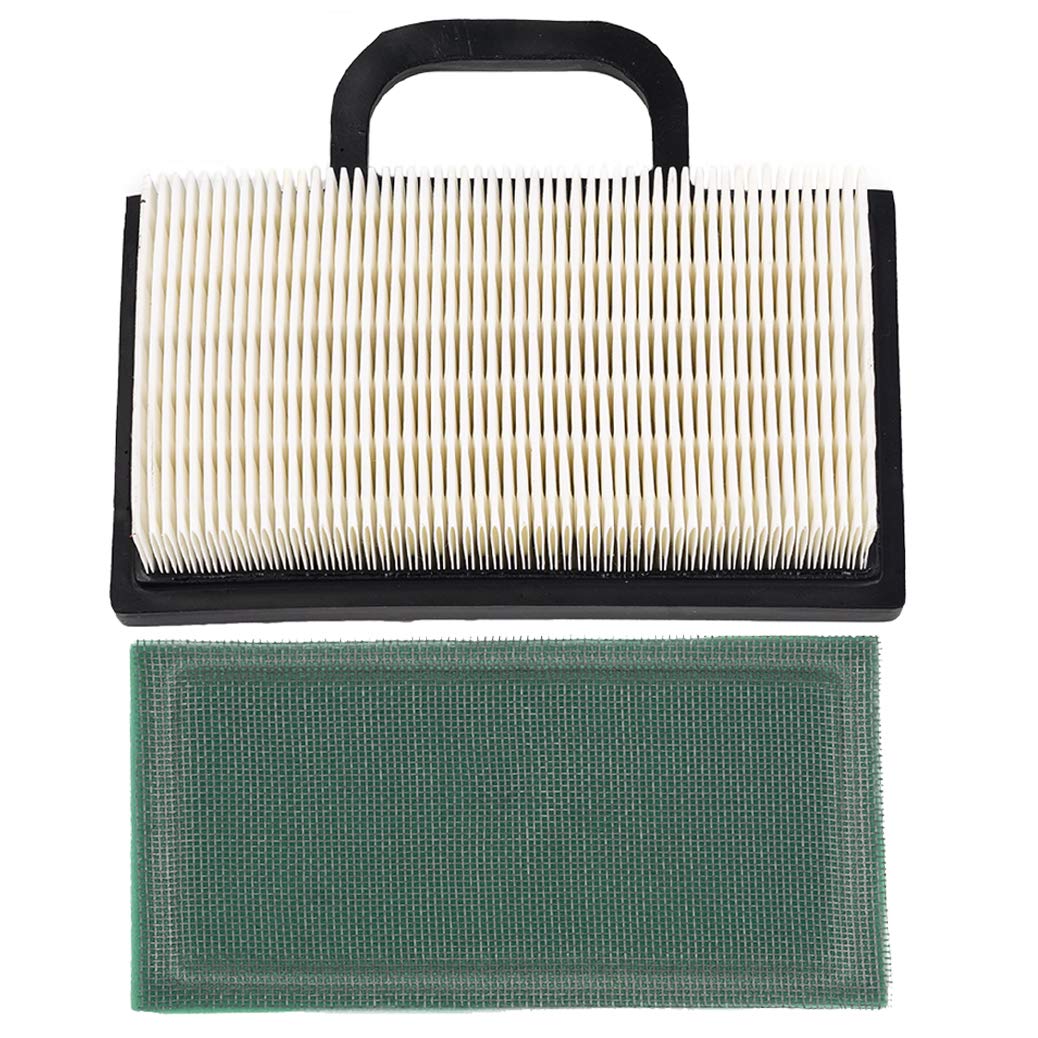 HIFROM MIU11286 GY20575 Air Filter Pre-Filter Fuel Oil Filter Spark Plug Shut Off Value Tune Up Kit Compatible with John Deere D140 L120 Z425 X130R L118 LA135 LA120 Z425 Lawn Mower Tractor Engine