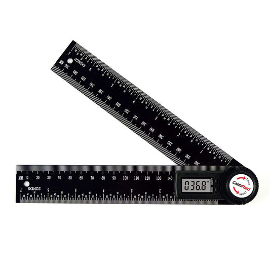 GemRed 82305 Digital Angle Finder (Aluminum - Black Buttons)