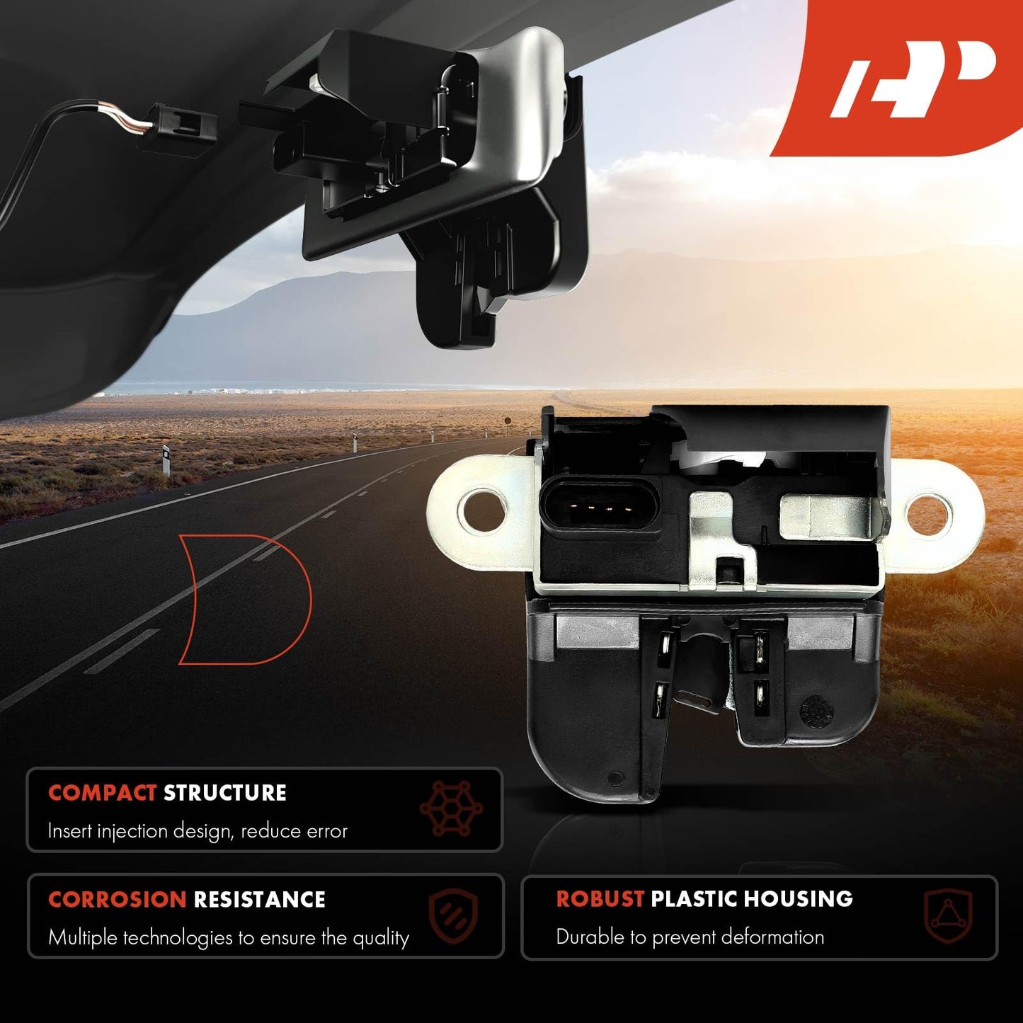 A-Premium Liftgate Trunk Latch Lock Actuator Compatible with Volkswagen Golf 2010-2014, Jetta 2008-2014, Tiguan 2009-2017, Tiguan Limited 2017-2018, Rear Tailgate, #5M0827505E, 1T0827505H
