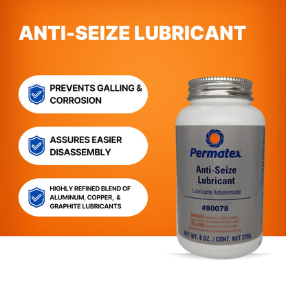 Permatex 80078 Anti-Seize Lubricant - 8 oz. Bottle