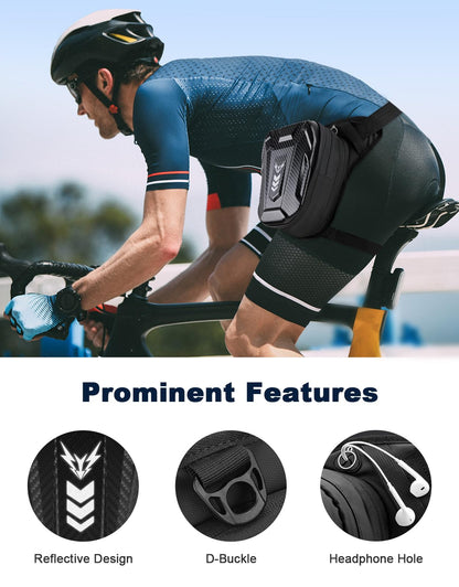ISEYOU Thigh Bag, Drop Leg Bag for Women Men, Motorcycle Leg Bag with Leg Strap, Expandable Storage Tank Bags for Racing Bike Cycling Horse Riding Hiking Camping Fishing Travel Outdoor