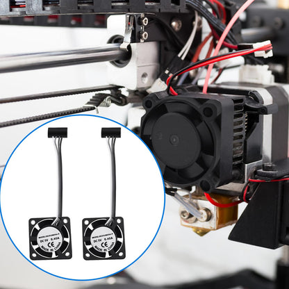 2pcs Extruder Hotend Cooling Fans for Bambu Lab P1P/P1S 3D Printer, High-Speed Silent 3D Printer Cooling Fan Accessories Parts for Fast Heat Dissipation