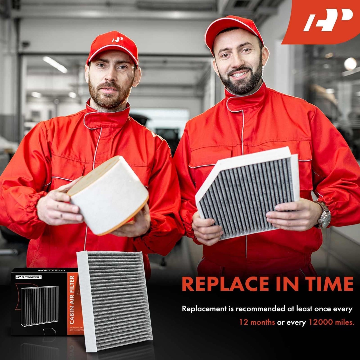 A-Premium 2-PC Cabin Air Filter with Activated Carbon Compatible with Ford & Lincoln - F-150 (15-22), F-250 F-350 F-450 Super Duty (17-22), F-550 Super Duty, Expedition (18-22), Navigator (18-23)