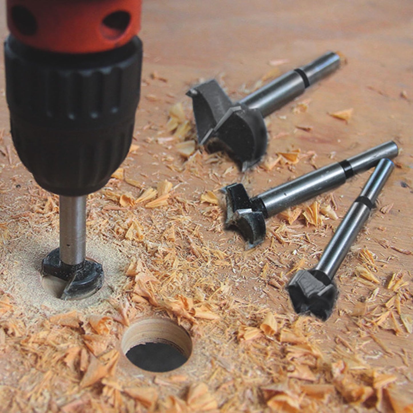 MOLLOM 1-3/8" (35mm) Forstner Drill Bit for Precise Woodworking with Durable YG8 Carbide Thickness of 2.0mm,This Hinge Cutter Tool is Ideal for Hard Wood, Plastic, Plywood