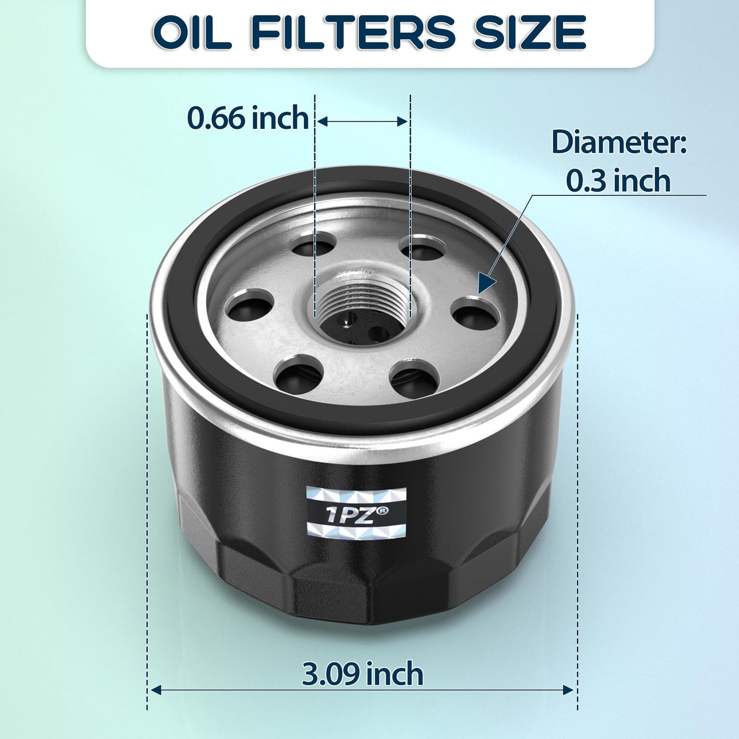 1PZ CRT-J59 Oil Filters kit with Universal Fuel Filter Replacement for Briggs and Stratton 492932S 492932 695396 696854