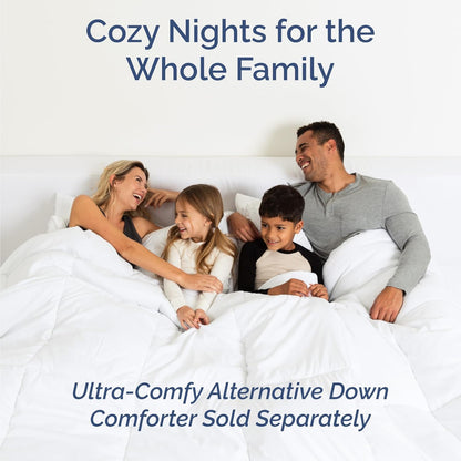 King 6 Piece Sheet Set - Breathable & Cooling Sheets - Hotel Luxury Bed Sheets - 1 Flat Sheet, 1 Fitted Sheet & 4 Pillowcases - Deep Pocket - Easy Fit - Comfy, Soft & Wrinkle Free - King White Sheets