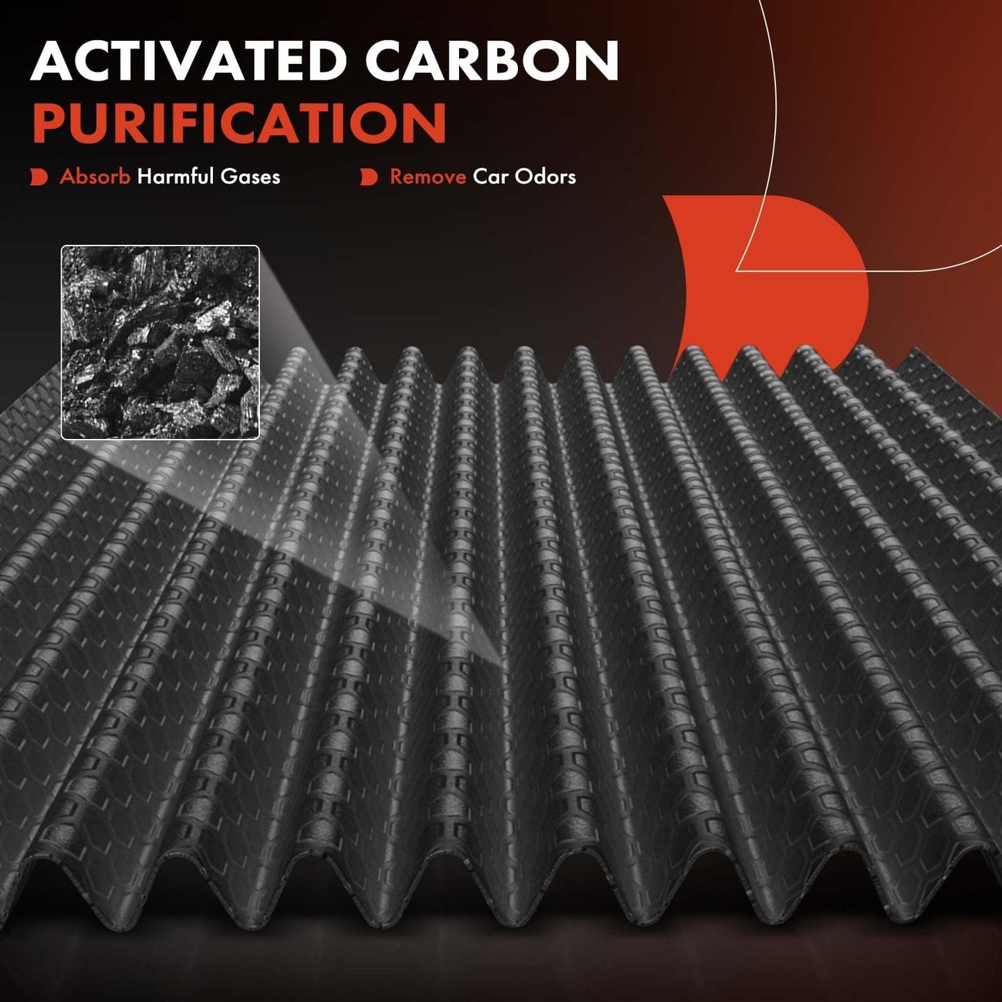 A-Premium 2-PC Cabin Air Filter with Activated Carbon Compatible with Ford & Lincoln - F-150 (15-22), F-250 F-350 F-450 Super Duty (17-22), F-550 Super Duty, Expedition (18-22), Navigator (18-23)