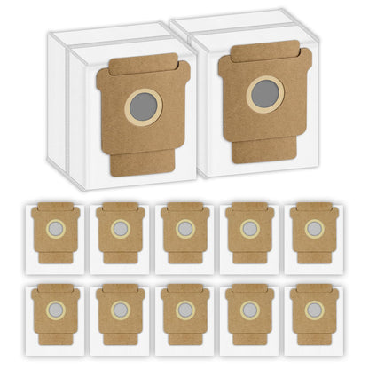 (12 Pack) Roomba 104 Replacement Dust Bags for iRobot Roomba 104,105 Vac,105 Combo,Plus 405 Combo,Plus 505 Combo,Max 705 Vac,Vacuum 2 Essential Q0520 Vacuum Bags, Disposal Bag Accessories