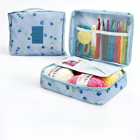 ARMINACO Crochet Kit for Beginners & Adults – 59pcs Complete Starter Set with Ergonomic Hooks (0.6-6.0mm), Yarn, Tools & Travel Bag – Craft Gift for Women, Teens & Seniors