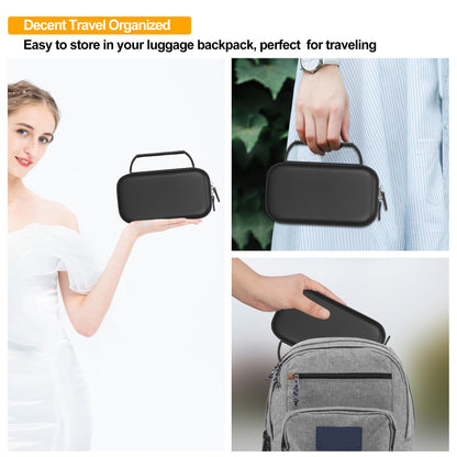 Elonbo Carrying Case for Garmin Montana 700i / 700 / 750i Handheld GPS, Handheld Satellite Communicator Travel Holder, Extra Mesh Pocket Fits USB Cable, Black.