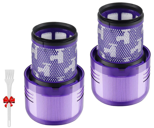 Filter Replacement for Dyson V12: Compatible with V12 Detect Slim Vacuums, Compare to Part 971517-01 2PACK