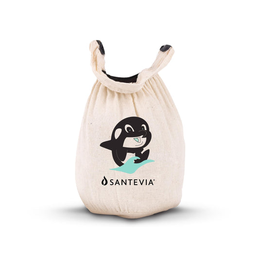 Organic Cotton Bath Faucet Filter by Santevia – Sensitive Skin Bathtub Water Purifier with Nourishing Minerals for Hair & Skin – Chlorine Filter | Made in Canada