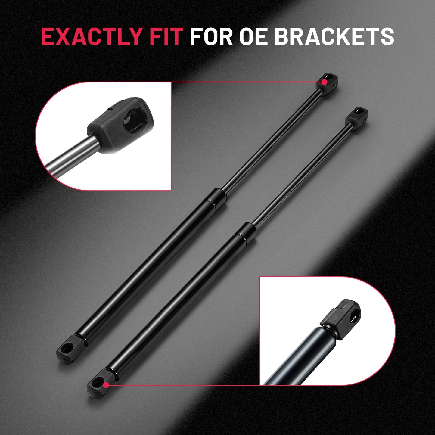 Hood Struts Lift Supports Car Hood Holder BDFHYK Gas Spring for Dodge RAM 1500 2500 3500 4500 5500 Rust Resistant 4364 Trunk, 2 Pcs