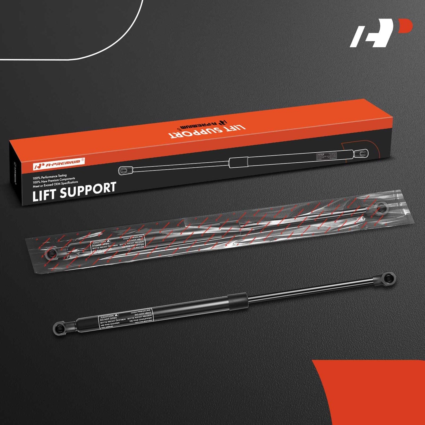 A-Premium Front Hood Lift Supports Shock Struts Compatible with Select BMW Models - 2006-2013 3 Series: 323i 325i 328i 330i 335D 335i xDrive 325xi 328xi E90 E91 E92 E93 - Replace# 51237060550(2PC Set)