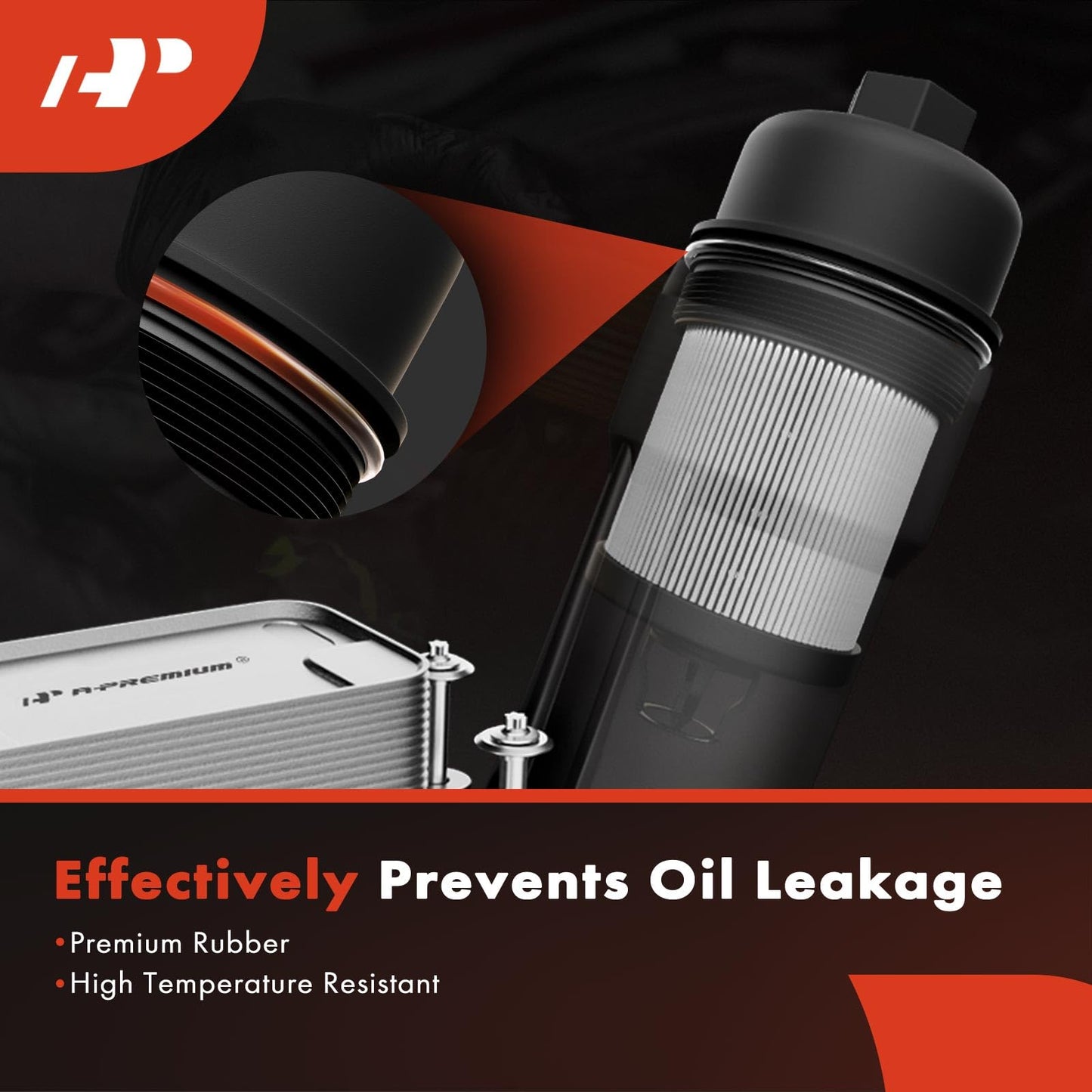 A-Premium 20K Miles Upgrated Protection Oil Filter Compatible with Hyundai & Kia Models - Elantra 2021-2024, Sonata 2020-2024, Kona 2022-2024, K4 2025