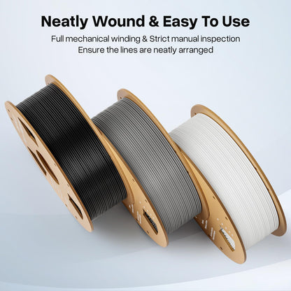 DEEPLEE PLA+ 1.75mm 3D Printer Filament, PLA Plus with Dimensional Accuracy +/- 0.02mm, Higher Strength and Toughness, Neatly Wound, No Clogging, Fits for Most FDM 3D Printers, 1KG Brown