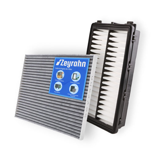 Zeyrahn Cabin & Engine Air Filter Kit for KIA K5, Sorento 2021-2025, Sportage 2023-2024, Hyundai Santa Cruz 2022-2025, Santa Fe 2021-2025, Sonata 2020-2025, Tucson 2022-2025