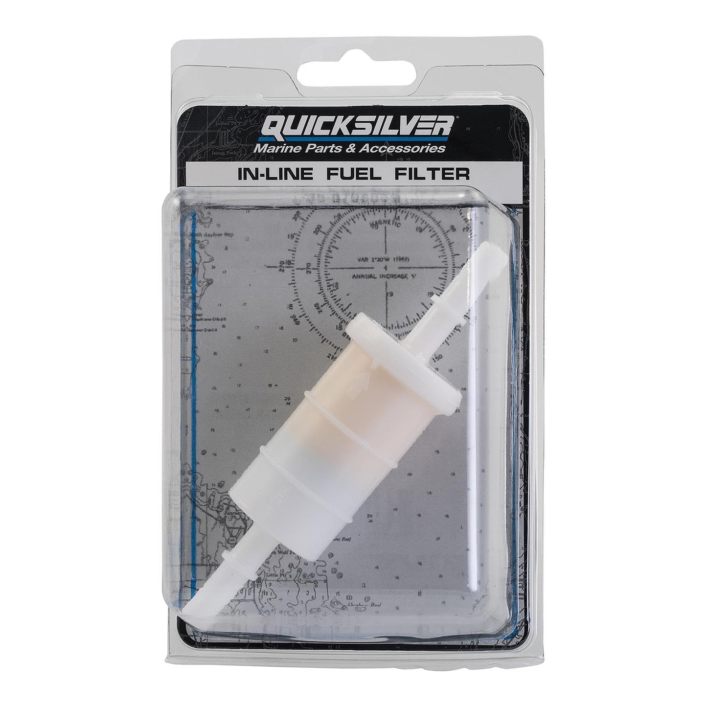 Quicksilver 879885Q Inline Fuel Filter for Mercury and Mariner Outboards