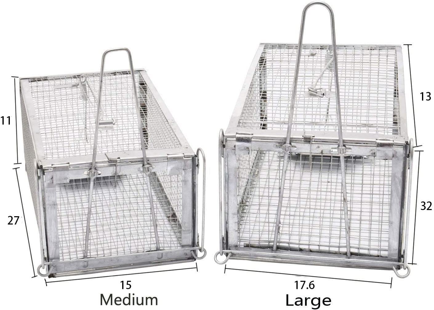 Kensizer Small Animal Humane Live Cage Rat Mouse Chipmunk Mice Voles Hamsters Trap That Work for Indoor and Outdoor, Catch and Release