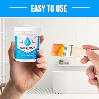 Meuvcol Waterproof Sealant, 21 Oz Transparent Coating, Liquid Glue Leak Adhesive, Clear Invisible Agent for Bathroom, Shower, Roofs, Wood, Indoor & Outdoor