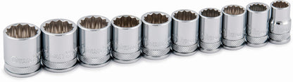 Titan 68800 10-Piece 3/8in Drive MM 12 Point Socket Set