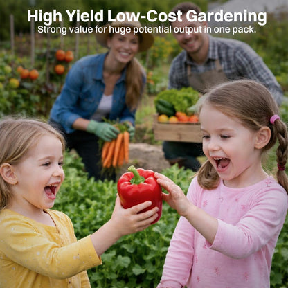 PZ 35+2 Packs Vegetable & Herb Seeds, Heirloom Seeds Packets + 37 Tags Over 6000 +Seeds 100% Non-GMO. Sachets de graines potagères (35+2)