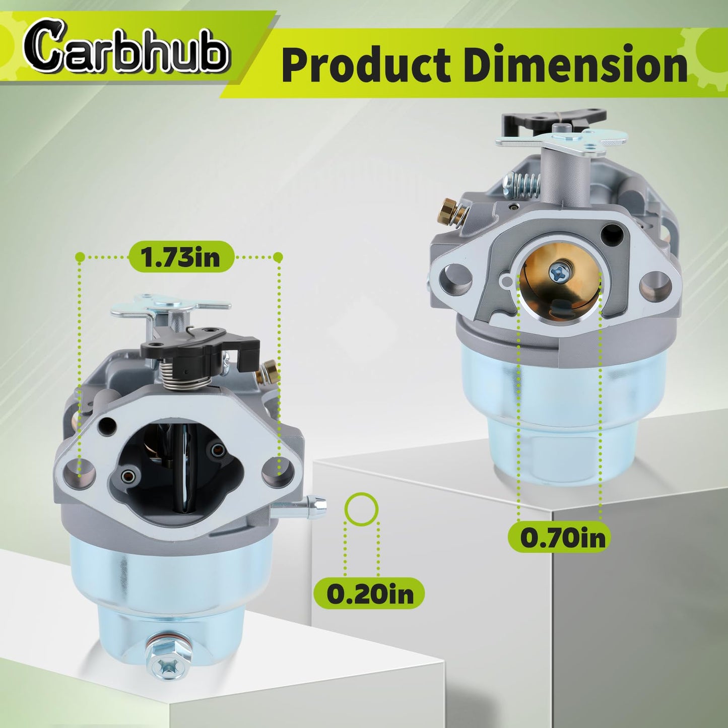 Carbhub GCV160 Carburetor for Honda GCV160 GCV160A GCV160LA GCV160LE HRB216 HRS216 HRT216 HRZ216 Carb Replaces 16100-ZM0-804 16100-ZM0-802 16100-ZM0-023 16100-Z0L-023 16100-Z0L-013 16100-Z0L-003