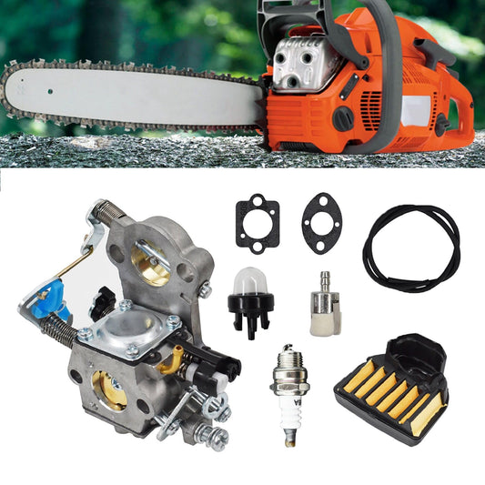 munirater WTA29 Carburetor Kit with Air Filter Kit Replacement for 455 460 Rancher 544883001 Replacement for CS2255
