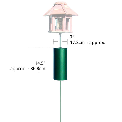 Perky-Pet 341 Metal Pole Squirrel Baffler, Pack of 1