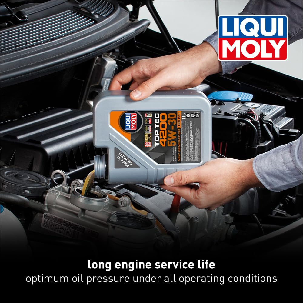 Liqui Moly (2004) Top Tec 4200 5W-30 Synthetic Motor Oil - 1 Liter Bottle
