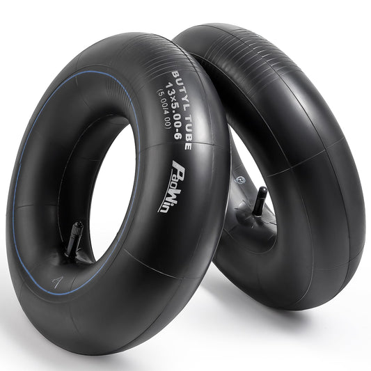 13x5.0-6(5.0/4.0-6) Heavy Duty Replacement Inner Tube with TR13 Straight Valve Stem Compatible with Wheelbarrows, Mowers, Hand Trucks and More 13x5.0-6(5.0/4.0-6) Tire