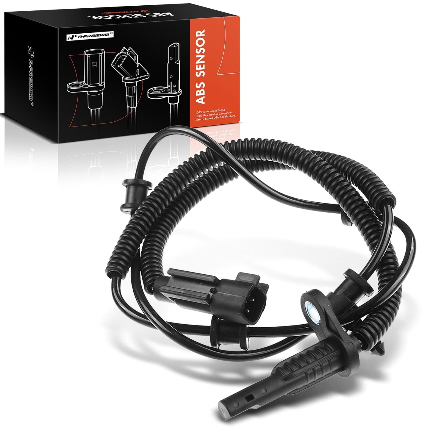 A-Premium ABS Wheel Speed Sensor Compatible with Ram 1500 2013-2018 1500 Classic 2019 Rear Left or Right
