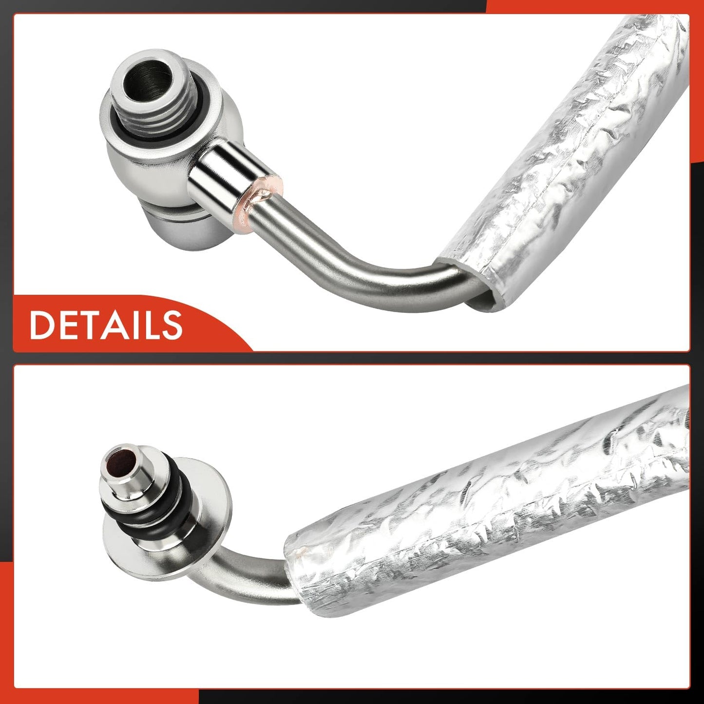 A-Premium Turbocharger Turbo Oil Feed Line Pipe Tube Compatible with Buick, Chevrolet Vehicles - 1.4L - Encore 2013-2021, Cruze 2011-2016, Sonic 2012-2020, Trax 2013-2021 - Replaces 25200947, 55592600