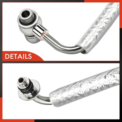 A-Premium Turbocharger Turbo Oil Feed Line Pipe Tube Compatible with Buick, Chevrolet Vehicles - 1.4L - Encore 2013-2021, Cruze 2011-2016, Sonic 2012-2020, Trax 2013-2021 - Replaces 25200947, 55592600