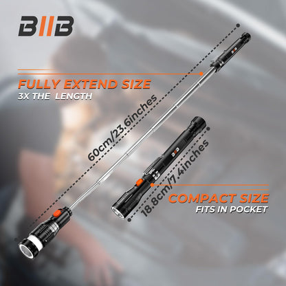 BIIB Gifts for Men, LED Magnetic Pickup Tools Birthday Gifts for Men, Mens Gifts for Him Dad Husband Grandpa, Fathers Day Dad Gift from Daughter, Wife, Cool Gadgets Tools, Fathers Day Gift Ideas