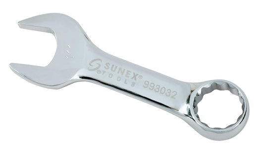 SUNEX TOOLS 993032 1" Fully Polished Stubby Combination Wrench
