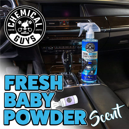 Chemical Guys Total Interior Cleaner & Protectant, Safe for Cars, Trucks, SUVs, Motorcycles, RVs & More, 473 ml (2 Pack), Fresh Scent