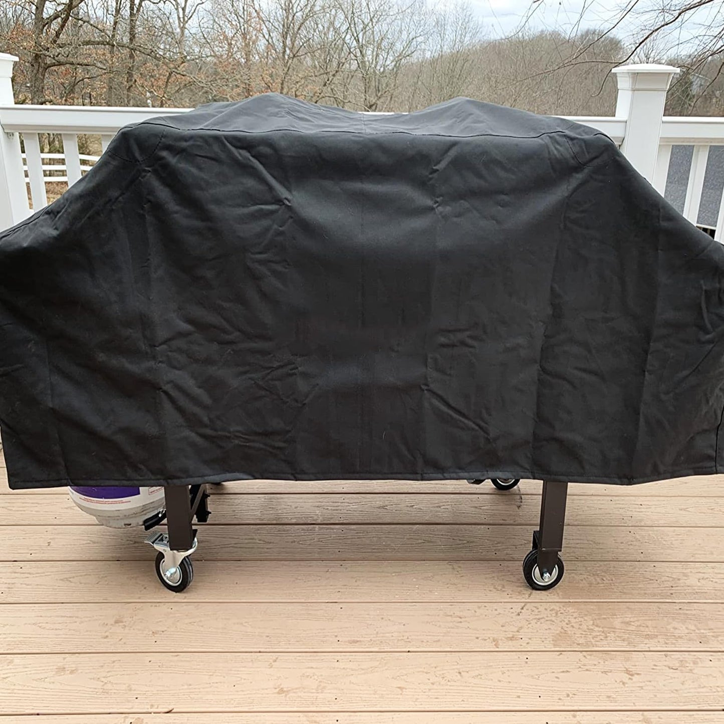 BBQration BBQ Cover for 36 Inch Blackstone Griddle, Heavy Duty 600D Flat Top 1528 Griddle Cover for Blackstone 36” and Similar Sized Barbecue
