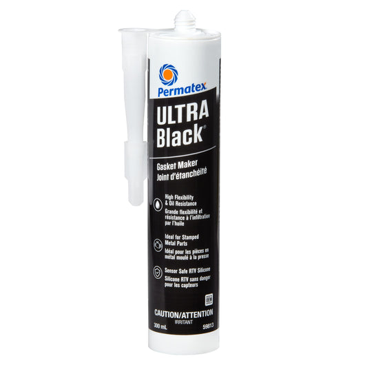 Permatex 59813 Ultra Black Gasket Maker 598C, 300mL