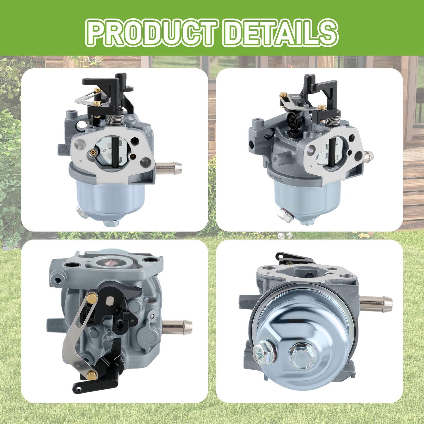 partszen 14-853-68-S Auto Choke Carburetor Kit Fit for Kohler Lawnmower XT675 XT6.75 XT650 XT6.5 with 14 083 15-S Air Filter 3071 3076 3085 3086 3035 3043 3045 3066 2034 2044 2063 2070