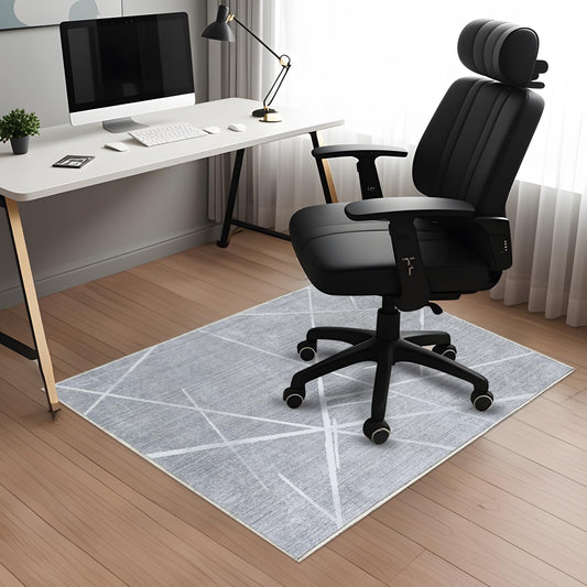 Office Chair Mat for Hardwood Floor 35x47in, Computer Chair Mat for Floors Protection, Anti-Slip Desk Chair Mat for Home, Floor Mat for Office Chair, Mats for Under Desk Chairs,Chair Rug