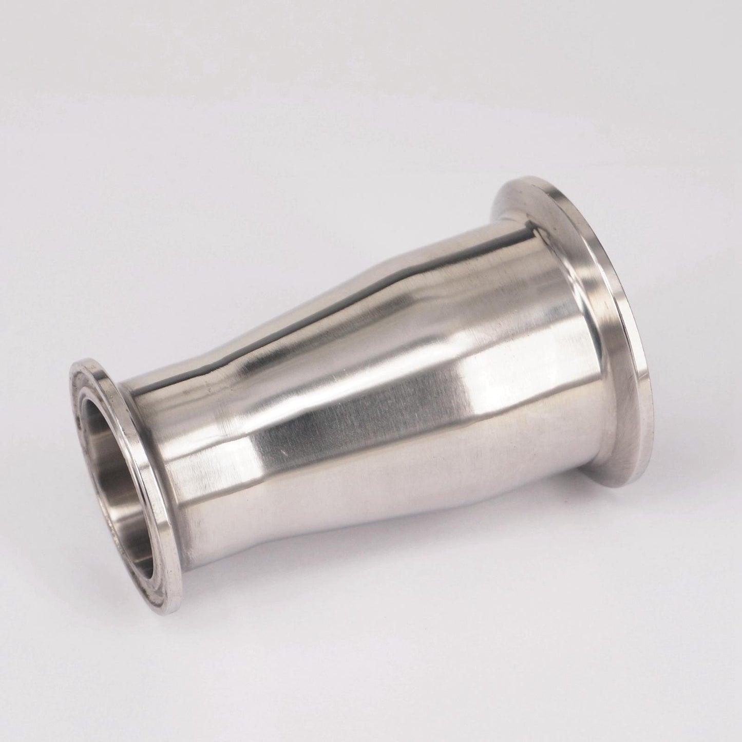 Maslin 2" Tri Clamp Turn to 1.5" Tri Clamp Reducer 304 Stainless Steel Sanitary Pipe Fitting Connector for Homebrew