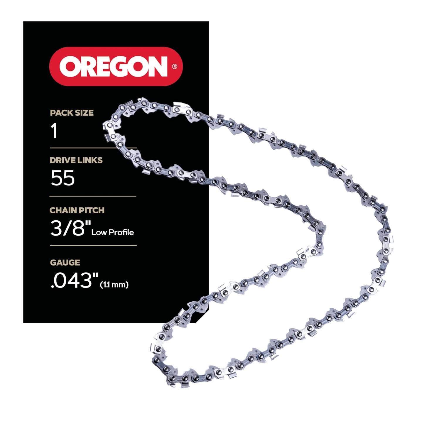 Oregon R55 AdvanceCut Chainsaw Chain for 16-Inch Bar; Fits Stihl MS 017, MS 170, MS 171, MS 180 C & More.043-Inch Gauge, 55 Drive Links